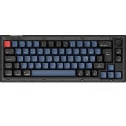 Keychron V2 Qmk 65% Rgb Knob Hotswap Tangentbord - Frosted Black [K Pro Brown]