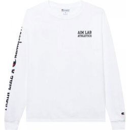 Aim Lab X Champion - Vit Long-Sleeve Tee - Small