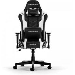 Dxracer Prince L Svart & Vit Pvc Läder