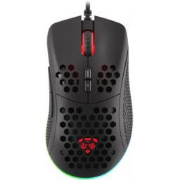 Genesis Krypton 555 Ultralight Rgb Gamingmus - Svart