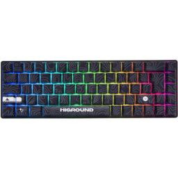 Higround Blackice Base 65 Hotswap Gaming Tangentbord - Iso Uk [White Flame]