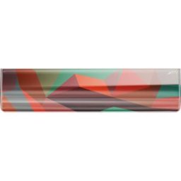 Cherry Xtrfy Wr5 Compact Resin Keyboard Wrist Rest - Handledsstöd 65% - Litus Red