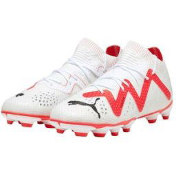 Future PRO FG/AG Junior, 29, PUMA White-PUMA Black-Fire Orchid
