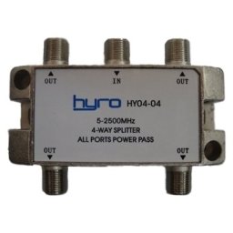 Splitter 4-vägs 5-2400 MHz