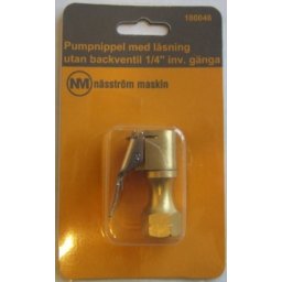Pumpnippel bil klämmodell 1/4" inv gänga