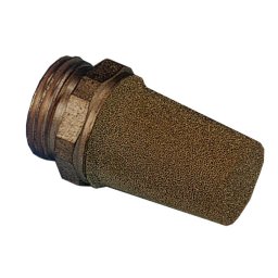 Ljuddämpare syntetiserande brons g 3/8