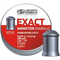 JSB Match Diabolo JSB Exact Monster 4,52mm 0,870g - 400st