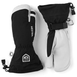 Hestra Army Leather Heli Ski, Svart, 10