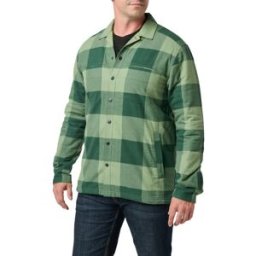 5.11 Tactical Seth Shirt Jacket (Färg: TRKG GRN CHK, Storlek: Medium)