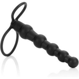 California Exotic Novelties Silicone Beaded Dual Penetrator Black