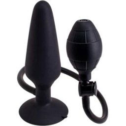 Seven Creations Inflatable Butt Plug Black L