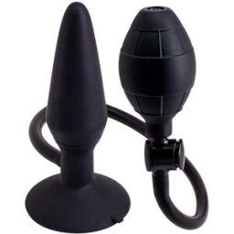Seven Creations Inflatable Butt Plug Black M