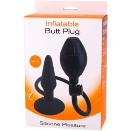 Seven Creations Inflatable Butt Plug Black S