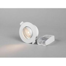 Hide-A-Lite Comfort G4 7475838 Downlight Vit, 7,5 W, Tilt 520 Lm, 2-27 K, 36 Gr, Belysning