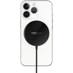 Aura Mini - The Magnetic Wireless Charging Pad, Black