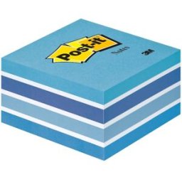 Post-It Kub Fresh Blue, 76x76mm, 450 blad
