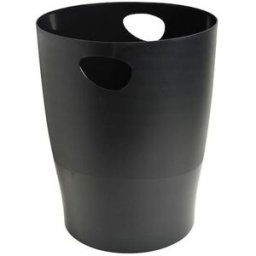 Papperskorg EXACOMPTA recycled 15L svart