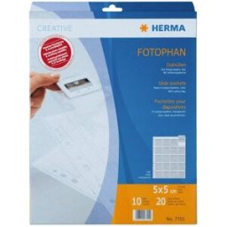 Herma slide pockets 35mm slides film (10) 10st