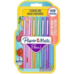 Papermate Flair Scented 6-Blister Ass.colors