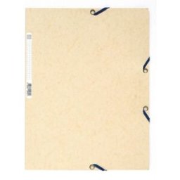 Gummibandsmapp EXACOMPTA 3-klaff A4 sand 25st