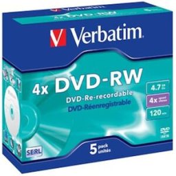 DVD-RW 4.7GB 4x Jewel Case (5)
