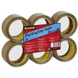 Packtejp SCOTCH 371 Brun, PP/gummi, 38mm x 66m 6rl