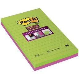 Notes POST-IT Super Sticky 125x200mm (2)