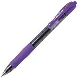Gelkulpenna PILOT G-2 Medium Violett, 0.7mm 12st