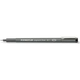 Fineliner STAEDTLER 0,1mm svart 10st