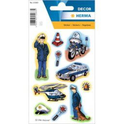 Herma stickers Decor police (3) 10st