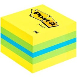 Post-It Kub Mini Lemon, 51x51mm, 400 blad