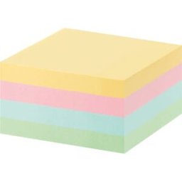 Notiskub Office 76x76 pastell
