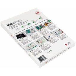 Laminat GBC A4 Matt, Reflexfri Noterbar, 100mic, 100/fp