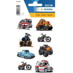 Herma stickers Decor bilar (3) 10st
