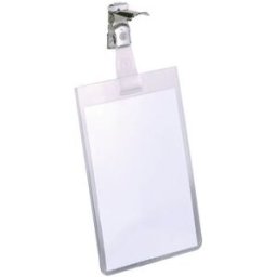 Namnskylt Durable, clips, 60x90mm, 25/fp