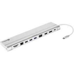 USB-C All-in-1 Docking Station, Silver