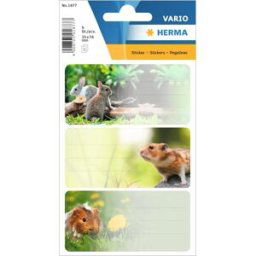 Herma stickers Vario skolbok djur (3) 10st