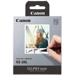 Canon XS-20L Colour Ink + Paper Set for 20 prints