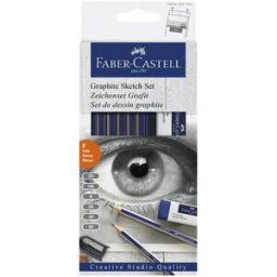 Grafitpennor Faber-Castell, 6/fp