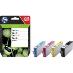 HP 364 b/c/m/y ink 4-packblis
