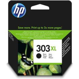 HP 303 XL black ink cartridge, blistered