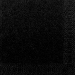 Servett Svart, 3-lager, 33x33cm, 125/fp