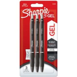 Sharpie S-Gel 0,7 mm 3-Blister Black