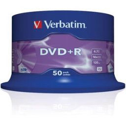 DVD+R Verbatim Cakebox, 4,7Gb, 50/fp