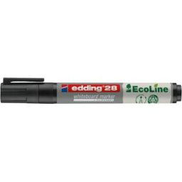 Whiteboardpenna EDDING 28 Svart, konisk, 10st 10st