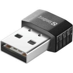 Sandberg Micro Wifi Dongle 650 Mbit/s, Black