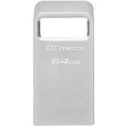 Kingston DataTraveler Micro - USB flash-enhet - 64 GB - USB 3.2