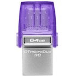 Kingston DataTraveler microDuo 3C - USB flash-enhet - 64 GB