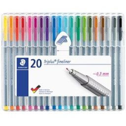 Fiberpenna STAEDTLER Triplus, 0,3mm, 20/fp