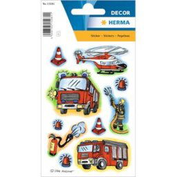 Herma stickers Decor fire brigade (3) 10st